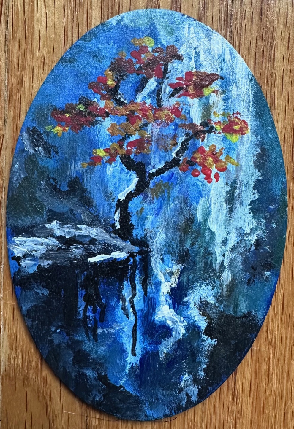 Wood painting